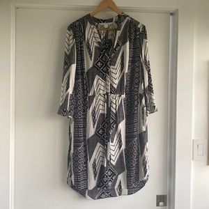 Diane von Furstenberg Black and White Dress